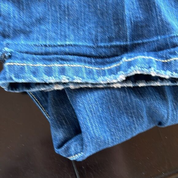 True Grit Boutique denim jeans copper button red yellow top stitching size 31 - Picture 11 of 16